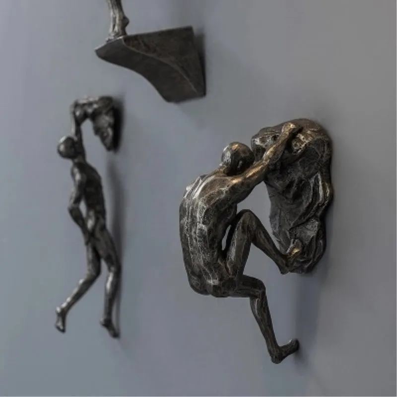 Vintage Rock Climbing Character Resin Sculpture Wall Decoration Pendant Industrial Wind Bar Shop Living Room Wall Decoration
Vintage Rock Climbing Character Resin Sculpture Wall Decoration Pendant Industrial Wind Bar Shop Living Room Wall Decoration