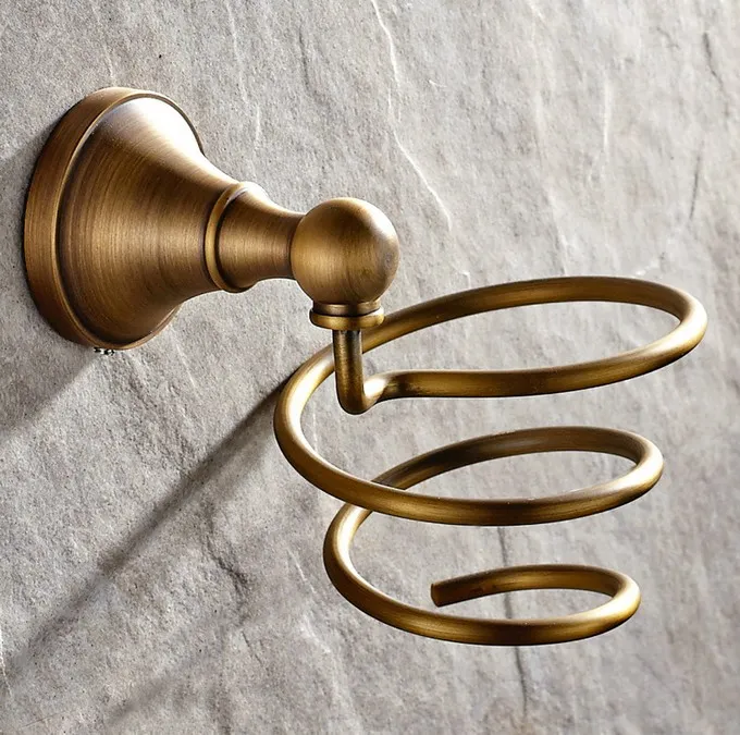 Vintage Antique Brass Hair Dryer Holder Wall Mounted Dryer Holder Bathroom Accessories Bath Hardware Bathroom Fitting mba144
Vintage Antique Brass Hair Dryer Holder Wall Mounted Dryer Holder Bathroom Accessories Bath Hardware Bathroom Fitting mba144