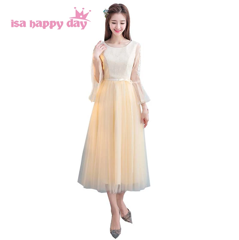 robe de soiree teenage short o neck lace bridesmaid dresses bridesmade dress with sleeves wedding guest under 50 H4174
robe de soiree teenage short o neck lace bridesmaid dresses bridesmade dress with sleeves wedding guest under 50 H4174