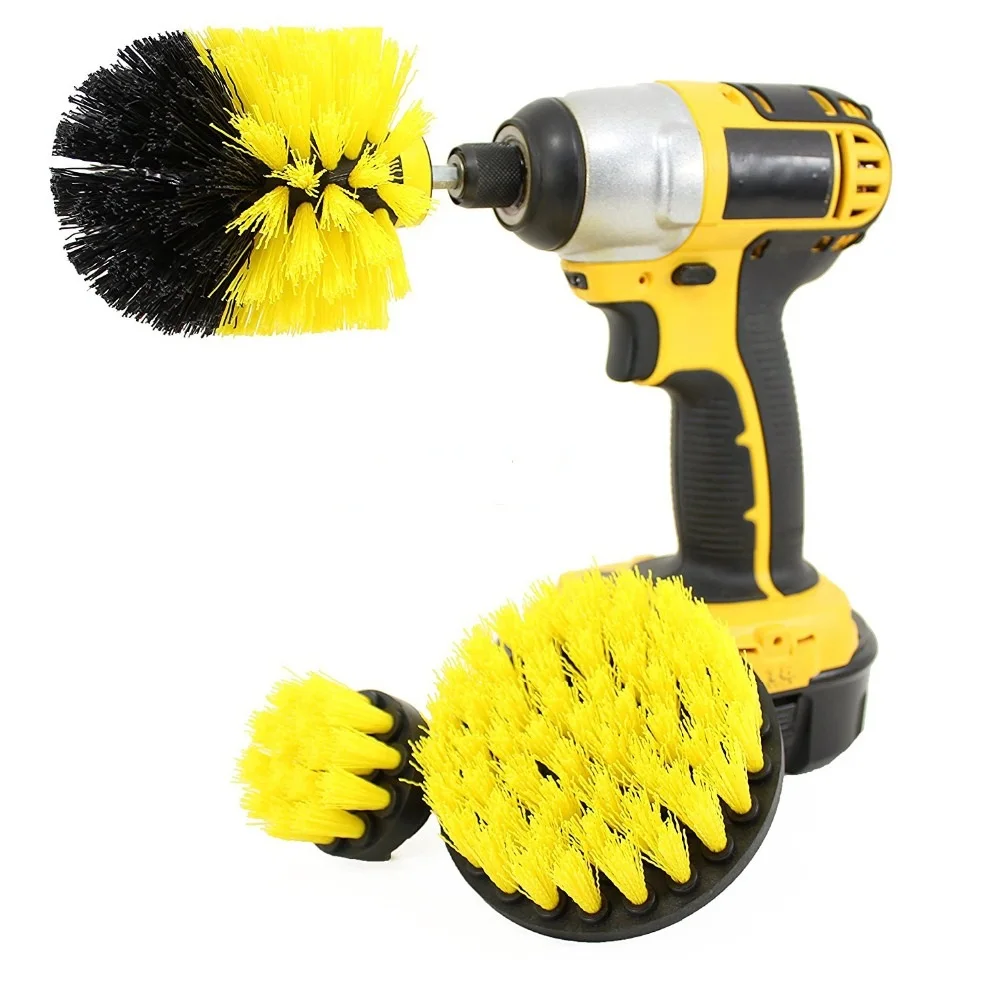 3 Pcs Power Scrub Brush Drill Cleaning Brush for Bathroom Surfaces Tub Shower Tile Grout Cordless Power Scrubber Drill Brush Kit
3 Pcs Power Scrub Brush Drill Cleaning Brush for Bathroom Surfaces Tub Shower Tile Grout Cordless Power Scrubber Drill Brush Kit
