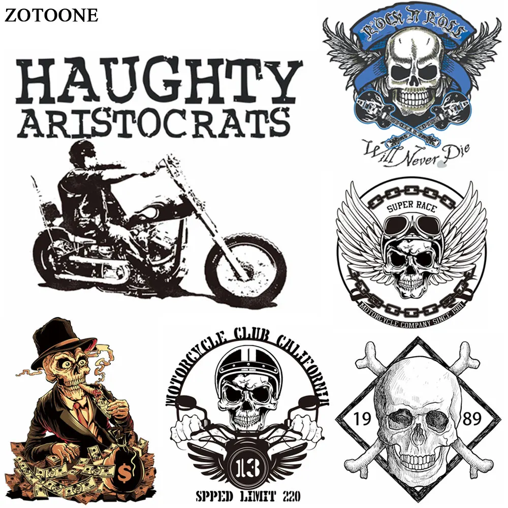 ZOTOONE Motorcycle Punk Bike Patch Iron on Transfer Patch for Clothing T Shirt Beaded Applique Clothes DIY Accessory Decoration
ZOTOONE Motorcycle Punk Bike Patch Iron on Transfer Patch for Clothing T Shirt Beaded Applique Clothes DIY Accessory Decoration