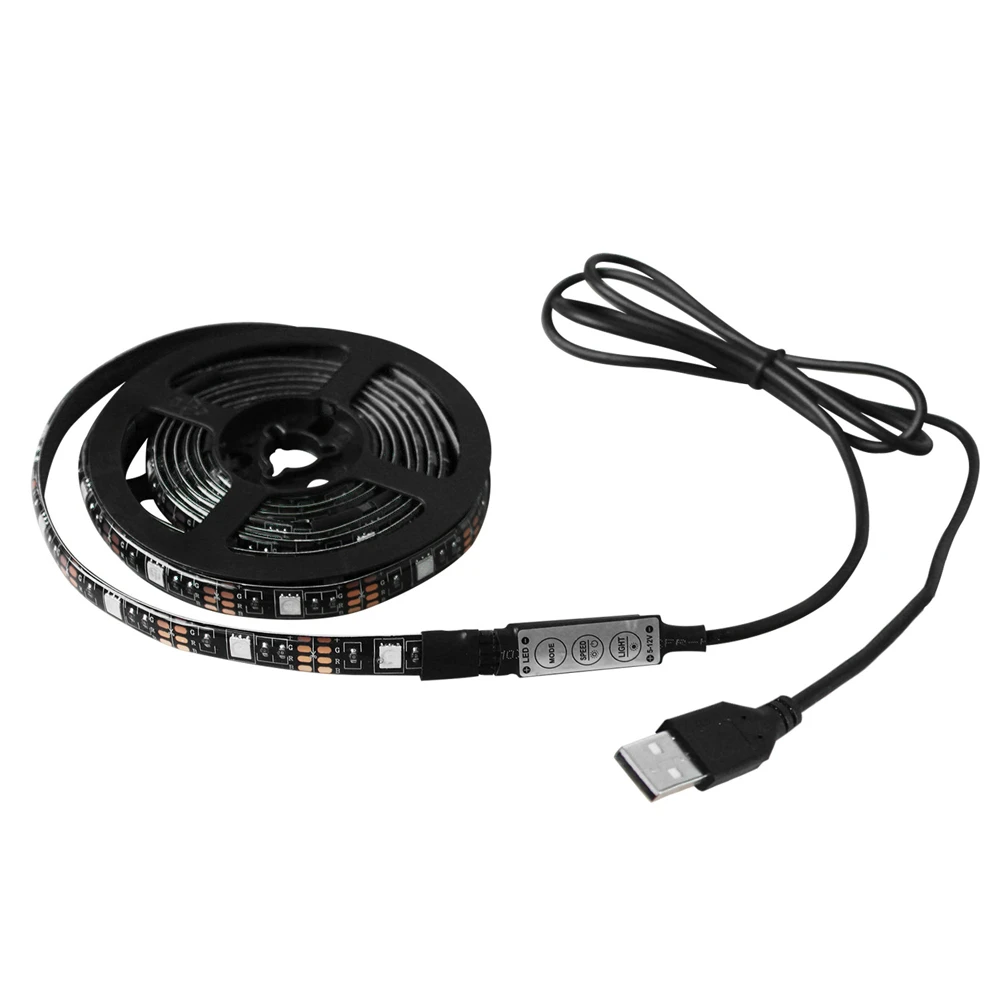 DC5V гибкая светодиодная лента SMD5050 HDTV экран фоновое освещение 0,5 м 2 м USB Светодиодная лента RGB регулятор затемнения
DC5V гибкая светодиодная лента SMD5050 HDTV экран фоновое освещение 0,5 м 2 м USB Светодиодная лента RGB регулятор затемнения