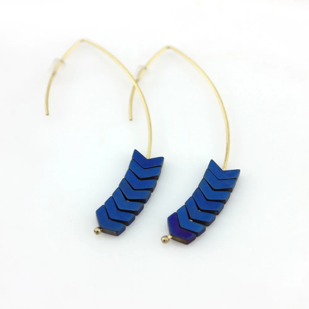 ZWPON 2020 Fashion Hematite Earrings for Women Bohemian Minimalism Geometric Natural Stone Earrings Female Jewellery Wholesale
ZWPON 2020 Fashion Hematite Earrings for Women Bohemian Minimalism Geometric Natural Stone Earrings Female Jewellery Wholesale