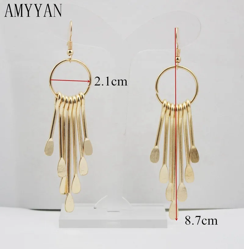 Top Quality Tassel Earrings Jewelry Fashion Gold Earrings For Women Party Present Statement Earrings
Top Quality Tassel Earrings Jewelry Fashion Gold Earrings For Women Party Present Statement Earrings