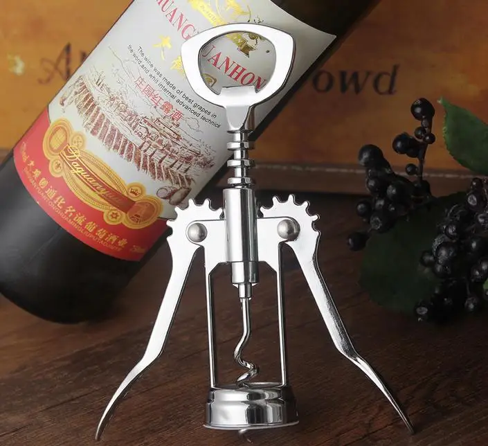 Professional Stainless Steel Wine Bottle Opener Handle Pressure Corkscrew Red Wine Opener Kitchen Accessory Bar Tool
Professional Stainless Steel Wine Bottle Opener Handle Pressure Corkscrew Red Wine Opener Kitchen Accessory Bar Tool