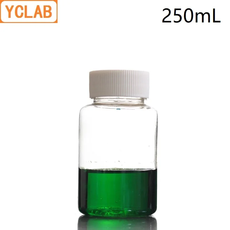 YCLAB 250mL PETP Plastic Sample Bottle Transparent PET Specimen with PE Gasket Laboratory Chemistry Equipment
YCLAB 250mL PETP Plastic Sample Bottle Transparent PET Specimen with PE Gasket Laboratory Chemistry Equipment