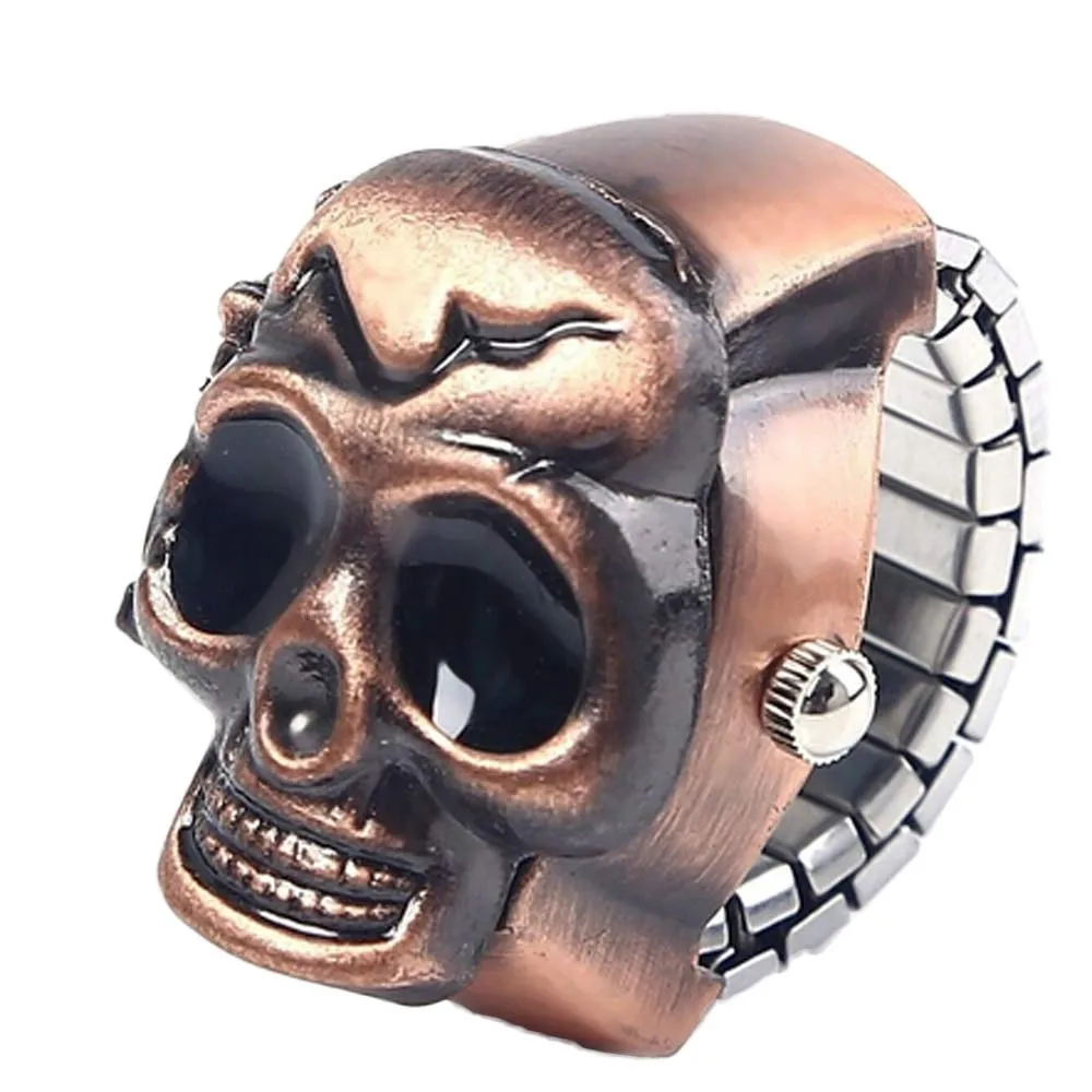 Hot Korean Style Creative Steel Cool Elastic Analog Ring With Quartz Watch Female Ring Students Fashion Classic Flip Finger 533
Hot Korean Style Creative Steel Cool Elastic Analog Ring With Quartz Watch Female Ring Students Fashion Classic Flip Finger 533