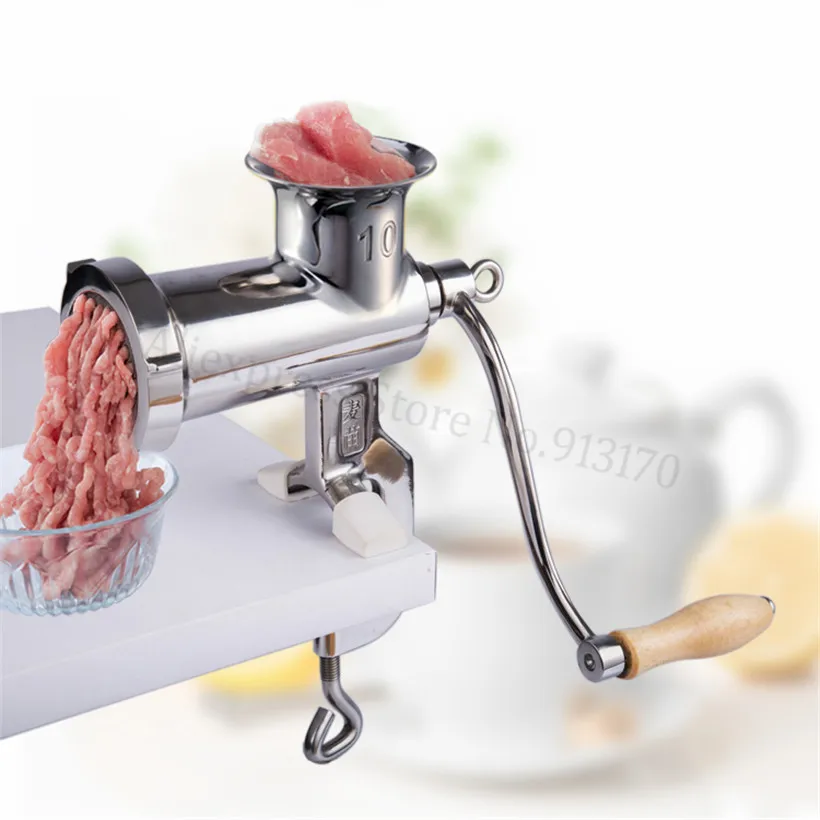 Manual Stainless Steel Multi-function Meat Grinder Machine Sausage Grinding Kitchen Tool Crank Handle
Manual Stainless Steel Multi-function Meat Grinder Machine Sausage Grinding Kitchen Tool Crank Handle