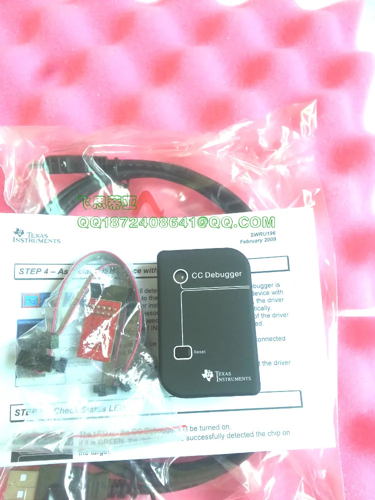ti CC-DEBUGGER debugger burner CC112x CC11xL CC2520 series on radio system Texas Instruments
ti CC-DEBUGGER debugger burner CC112x CC11xL CC2520 series on radio system Texas Instruments