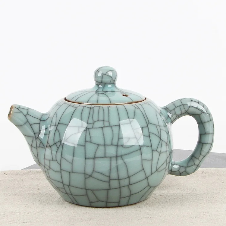 Elegant Glaze Teapot Ceramic Xishi Tea Kettle Office Handmade Home Decorative Tea Set Longquan Tea Pots Christmas Gifts
Elegant Glaze Teapot Ceramic Xishi Tea Kettle Office Handmade Home Decorative Tea Set Longquan Tea Pots Christmas Gifts