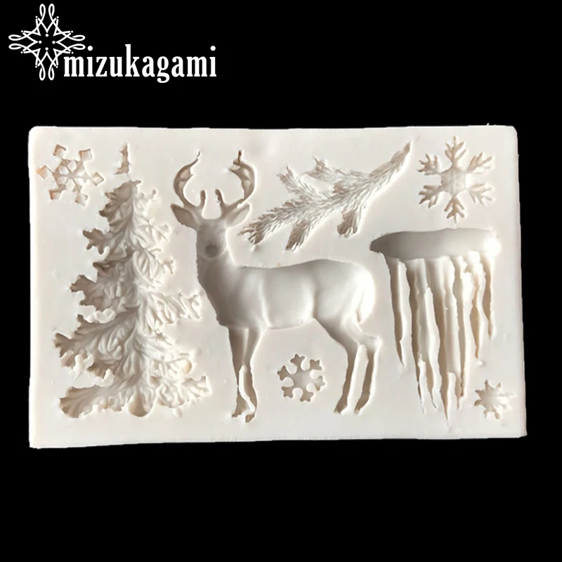 1pcs UV Resin Jewelry Liquid Silicone Mold Christmas Elk/Tree Resin Charms Pendant Molds For DIY Intersperse Christmas Gifts
1pcs UV Resin Jewelry Liquid Silicone Mold Christmas Elk/Tree Resin Charms Pendant Molds For DIY Intersperse Christmas Gifts