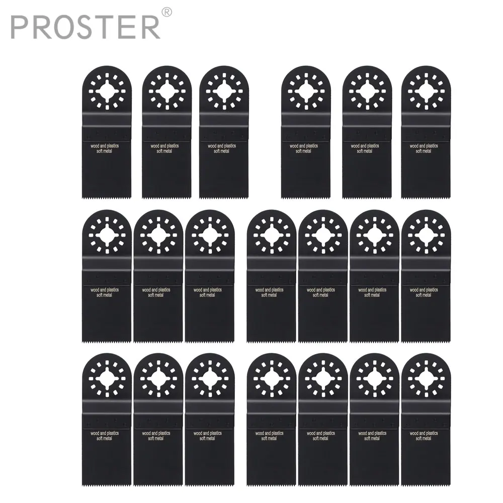 PROSTER 20pcs Oscillating Multi Tool Saw Blades Pack Oscillating Tool Blades for Cutting Wood Drywall Plastics for Cutting
PROSTER 20pcs Oscillating Multi Tool Saw Blades Pack Oscillating Tool Blades for Cutting Wood Drywall Plastics for Cutting