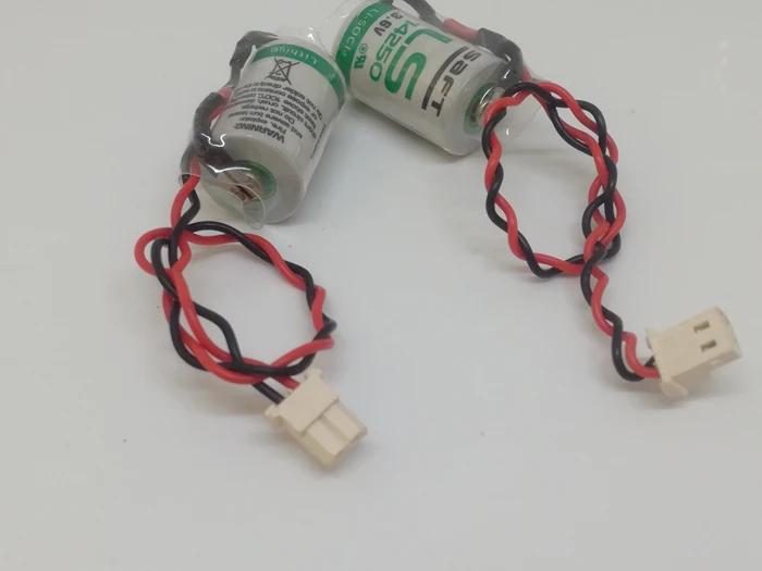 2pcs/lot Brand New Original SAFT LS 14250 LS14250 1/2 AA 1/2AA 3.6V 1250mAh PLC Lithium Battery With Plug
2pcs/lot Brand New Original SAFT LS 14250 LS14250 1/2 AA 1/2AA 3.6V 1250mAh PLC Lithium Battery With Plug