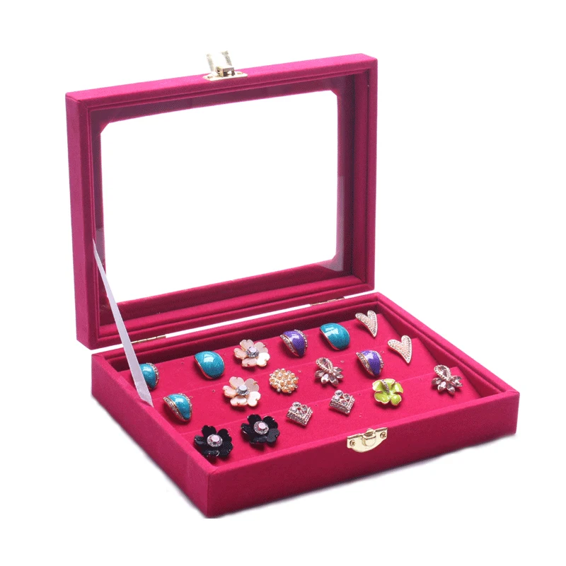 Free Shipping Organizer Show Case Jewelry Display Rings Holder Box New Black Color Ring Storage Ear Pin Display Box
Free Shipping Organizer Show Case Jewelry Display Rings Holder Box New Black Color Ring Storage Ear Pin Display Box