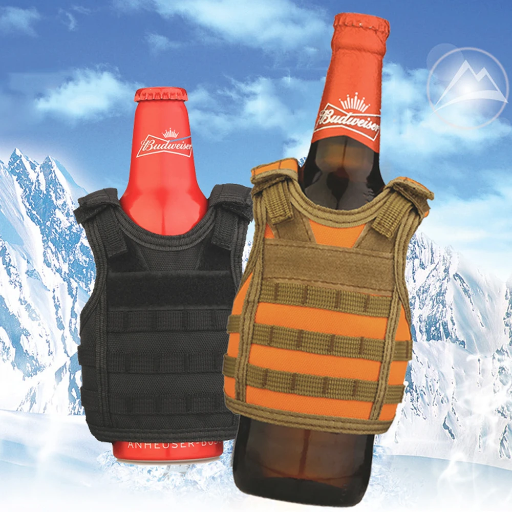 Two pieces Tactical Beer Military molle Miniature vest Hunting Vests Wine bottle Beverage Cooler vest Adjustable Shoulder Straps
Two pieces Tactical Beer Military molle Miniature vest Hunting Vests Wine bottle Beverage Cooler vest Adjustable Shoulder Straps