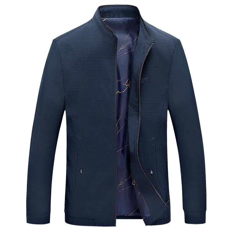 Fashion 2019 spring autumn casual jacket middle age men stand collar coat outerwear plus size
Fashion 2019 spring autumn casual jacket middle age men stand collar coat outerwear plus size