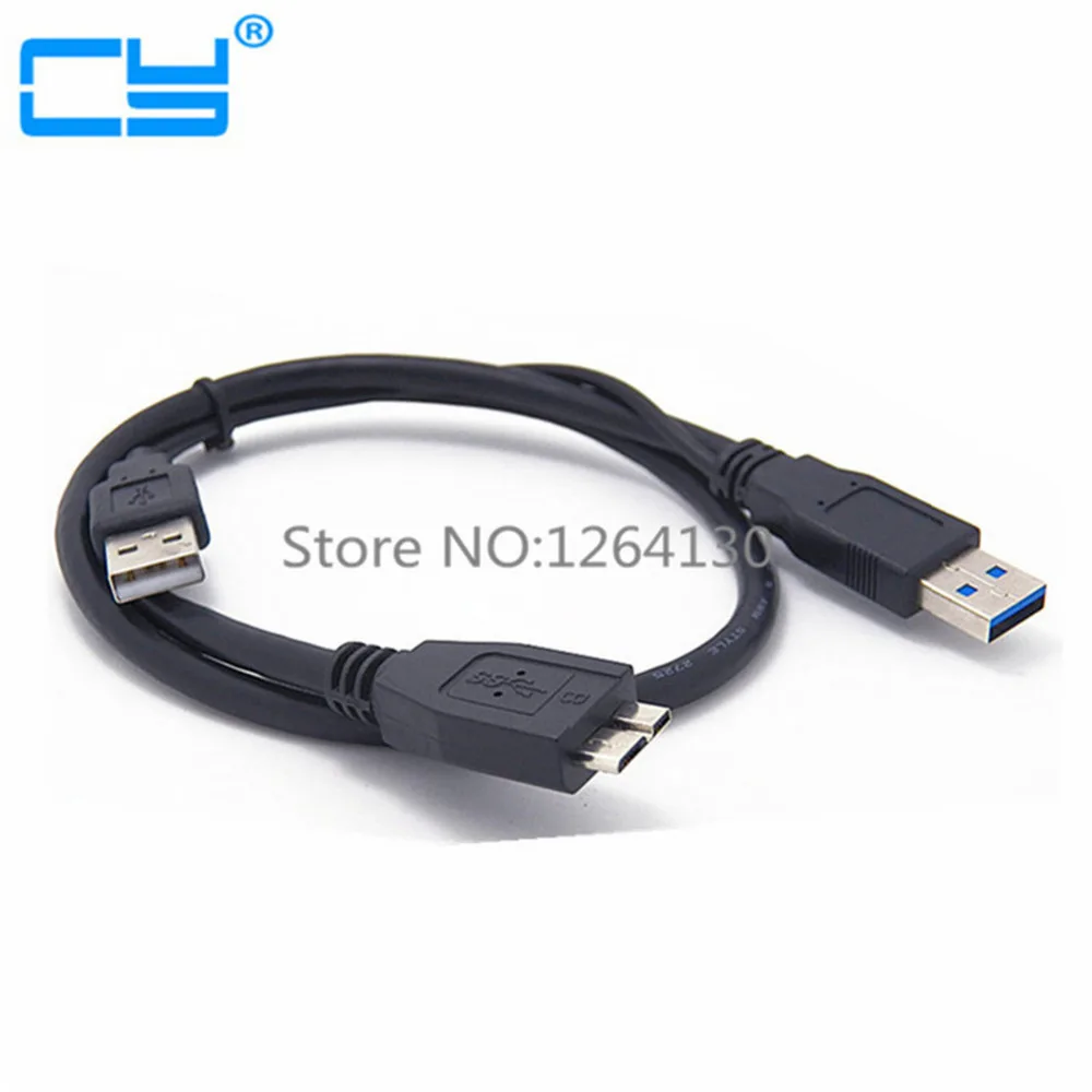 USB 3.0 Dual Power Y Shape 2 X Type A to Micro B Super Speed Cable External Hard Drives Extension Wire Connector
USB 3.0 Dual Power Y Shape 2 X Type A to Micro B Super Speed Cable External Hard Drives Extension Wire Connector