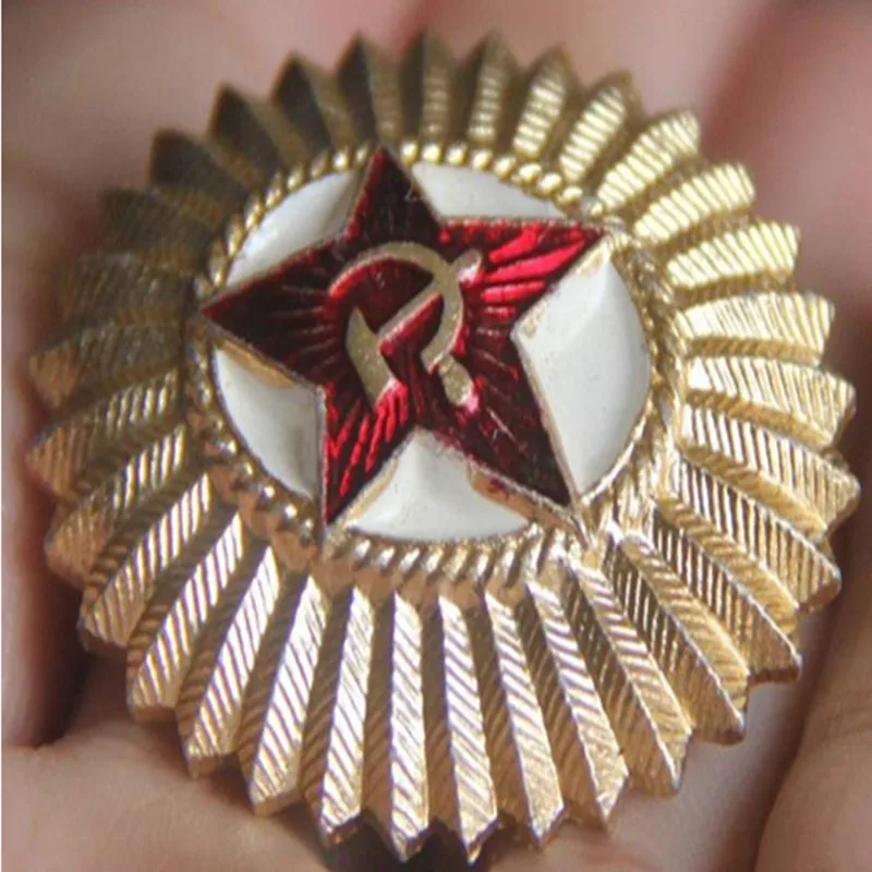 1 шт. эмблема советского офицера армии с позолотой|emblem military|emblem remblem badge |