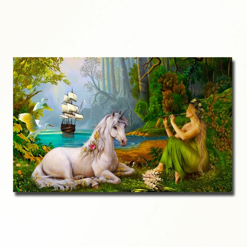 5D DIY Full Diamond Painting Cross Stitch,fantasy,Woman and horse,Baby gift Home Decoration Unfinished Diamond Embroidery
5D DIY Full Diamond Painting Cross Stitch,fantasy,Woman and horse,Baby gift Home Decoration Unfinished Diamond Embroidery