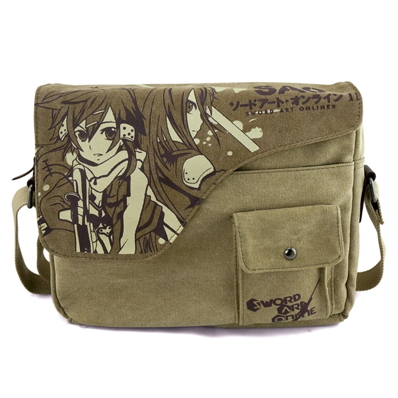 Anime Cosplay Sword Art Oneline Canvas Satchels Students Messenger Shoulder Bag SAO Sling Bag Laptop Schoolbags Free Shipping
Anime Cosplay Sword Art Oneline Canvas Satchels Students Messenger Shoulder Bag SAO Sling Bag Laptop Schoolbags Free Shipping