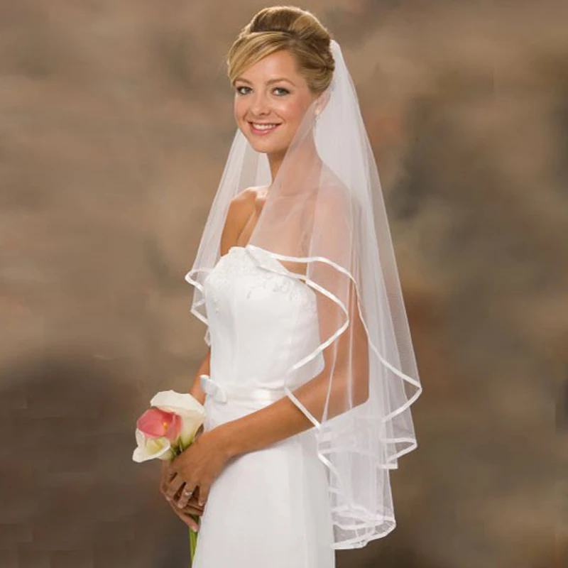 iLoveWedding Hot Sale Stock White/Ivory Wedding Veils with 2-Layer Bridal Veil with Comb Women Wedding Accessories Free Shipping
iLoveWedding Hot Sale Stock White/Ivory Wedding Veils with 2-Layer Bridal Veil with Comb Women Wedding Accessories Free Shipping