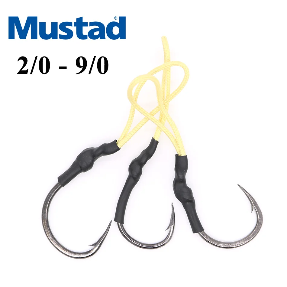 Mustad Fishing Hook 10pcs/Lot 2/0 3/0 4/0 5/0 6/0 7/0 8/0 9/0 Metal Jig Assist Hooks Stainless Steel Jig Hook Kevlar Line
Mustad Fishing Hook 10pcs/Lot 2/0 3/0 4/0 5/0 6/0 7/0 8/0 9/0 Metal Jig Assist Hooks Stainless Steel Jig Hook Kevlar Line