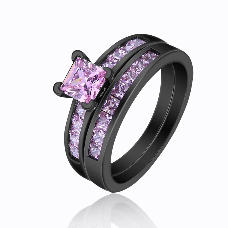 Pink Black Rings Sets Jewelry Pink Cz Rings For Girl Party Gift Stone Crystal Paved Zircon Women Finger Rings Jewelry Engagement
Pink Black Rings Sets Jewelry Pink Cz Rings For Girl Party Gift Stone Crystal Paved Zircon Women Finger Rings Jewelry Engagement