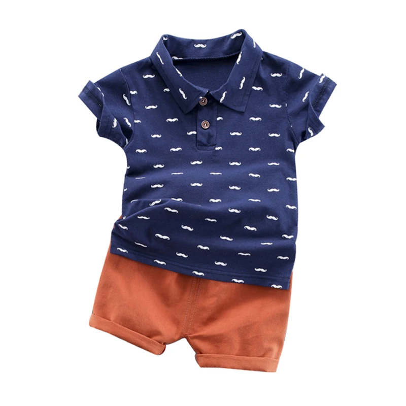 Summer Baby Boy Clothes Sets Moustache Print Short Sleeve Shirt Blouse Shorts Children Casual Outfits Clothes
Summer Baby Boy Clothes Sets Moustache Print Short Sleeve Shirt Blouse Shorts Children Casual Outfits Clothes