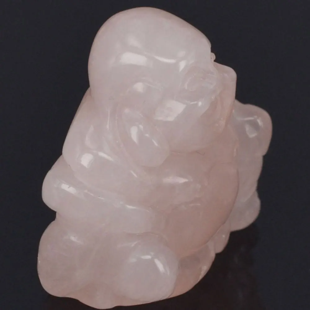 1.1 Inch Rose Quartz Maitreya Buddha Stone carved Figurine Crafts Lucky Chakra Healing Reiki
1.1 Inch Rose Quartz Maitreya Buddha Stone carved Figurine Crafts Lucky Chakra Healing Reiki