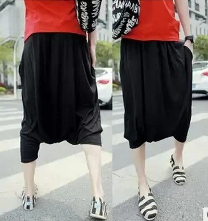 27-44 ! 2016 Men's clothing Summer thin male harem pants capris novelty loose culottes trousers singer costumes
27-44 ! 2016 Men's clothing Summer thin male harem pants capris novelty loose culottes trousers singer costumes