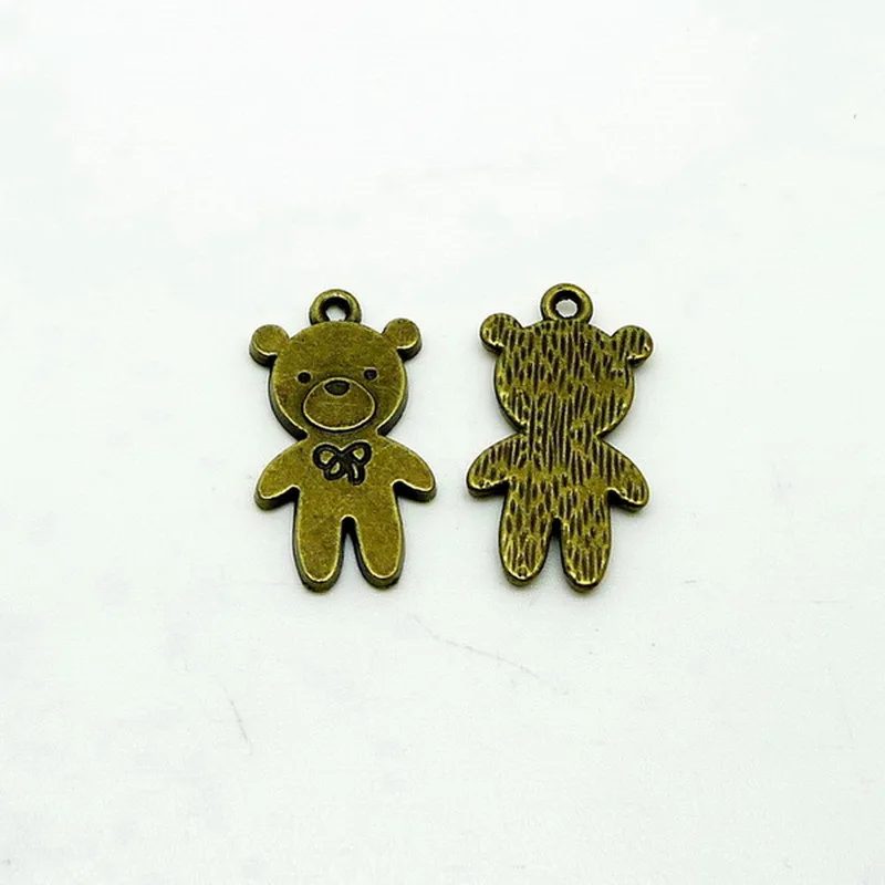 GOINHOT 50pcs/lot Cute Cartoon Bronze Bear Charms 25x13mm Animal Pendant Handmake Jewelry Crafts
GOINHOT 50pcs/lot Cute Cartoon Bronze Bear Charms 25x13mm Animal Pendant Handmake Jewelry Crafts