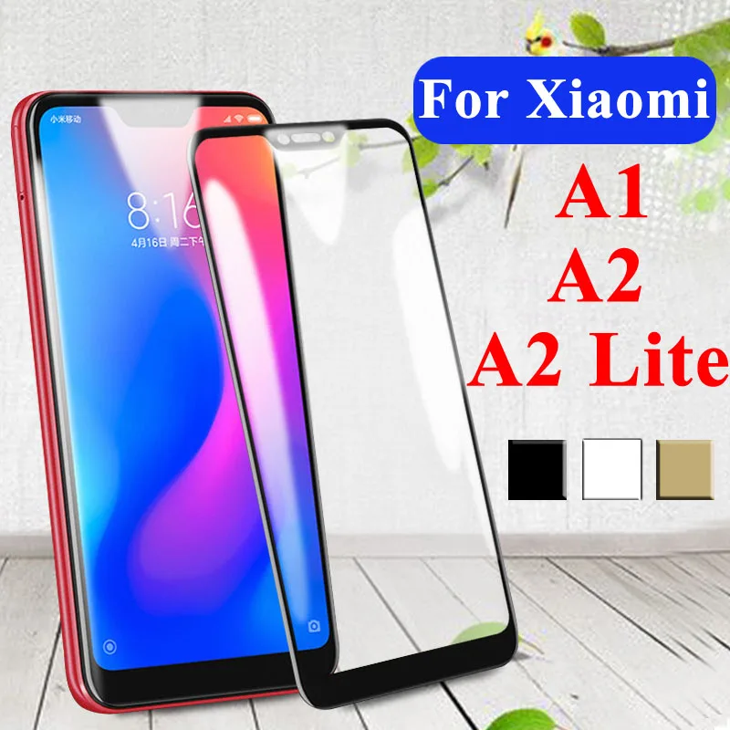 Защитная плёнка для экрана Xiaomi Mi A1 Lite A2 закаленное стекло|Защитные стёкла и