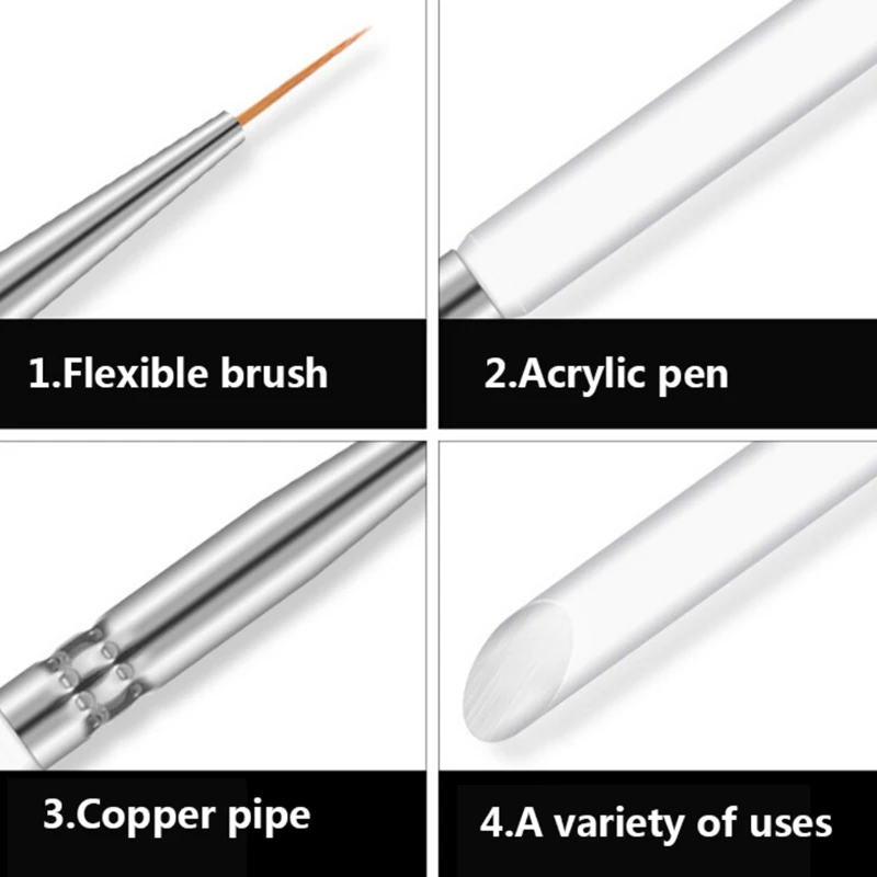 3pcs New Fashion Nail Art Pen Painting Drawing Pen Transparent Crystal Pull Pen Double Head Nail Art Pen Double Head And 2 Pens
3pcs New Fashion Nail Art Pen Painting Drawing Pen Transparent Crystal Pull Pen Double Head Nail Art Pen Double Head And 2 Pens