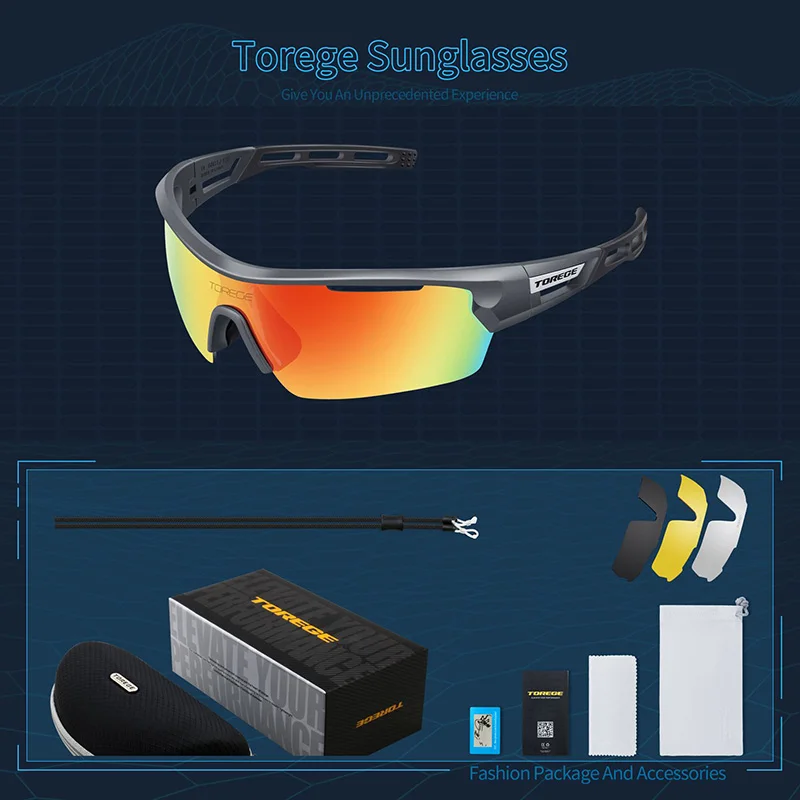 Polarized Sports Sunglasses for Men Women Cycling Riding Fishing Running Driving Brand Designer Fashion UV400 gafas deportivas
Polarized Sports Sunglasses for Men Women Cycling Riding Fishing Running Driving Brand Designer Fashion UV400 gafas deportivas
