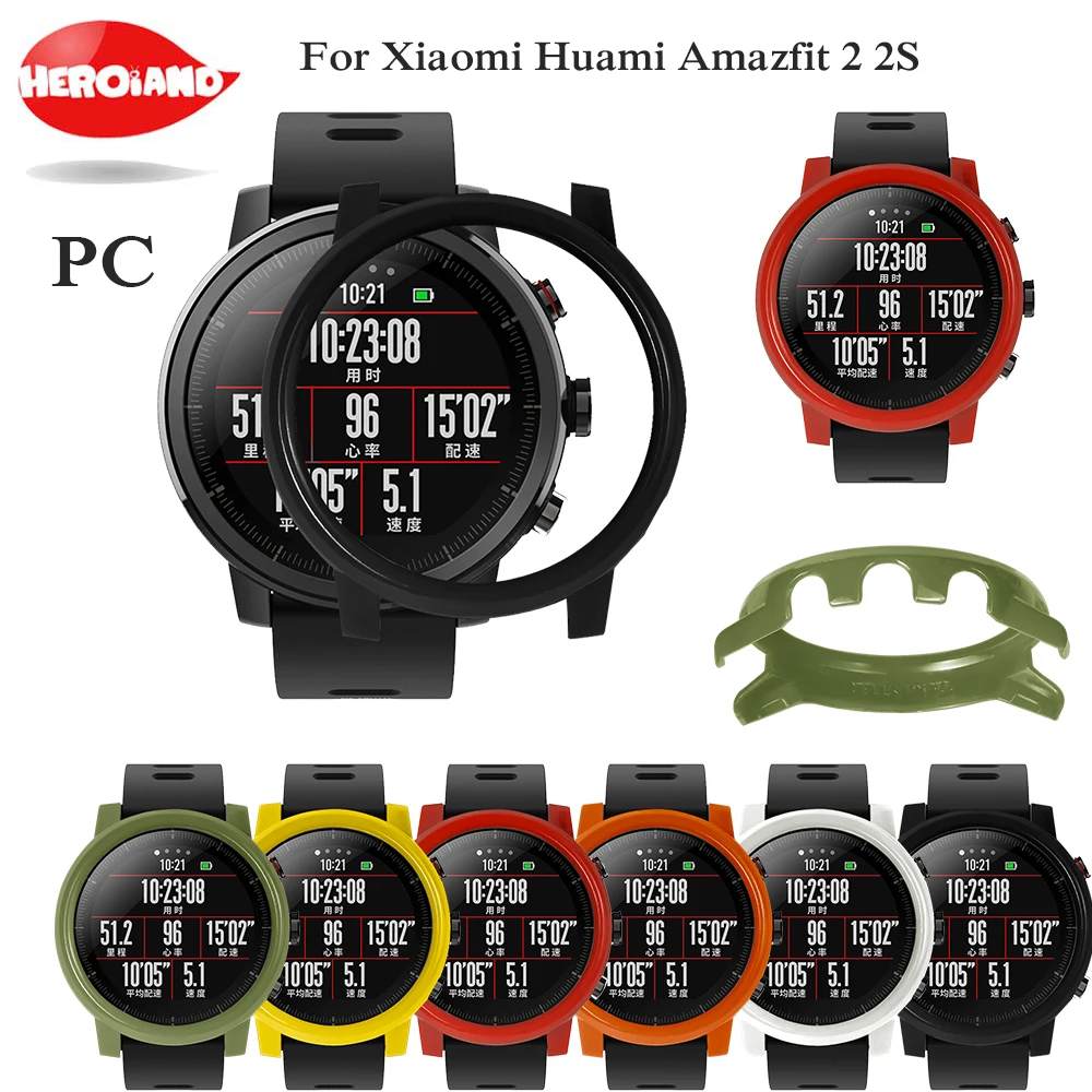 PC band protective case cover for xiaomi huami amazfit 2 2S stratos colorful smart watchband hard plastic shell Slim Frame new
PC band protective case cover for xiaomi huami amazfit 2 2S stratos colorful smart watchband hard plastic shell Slim Frame new