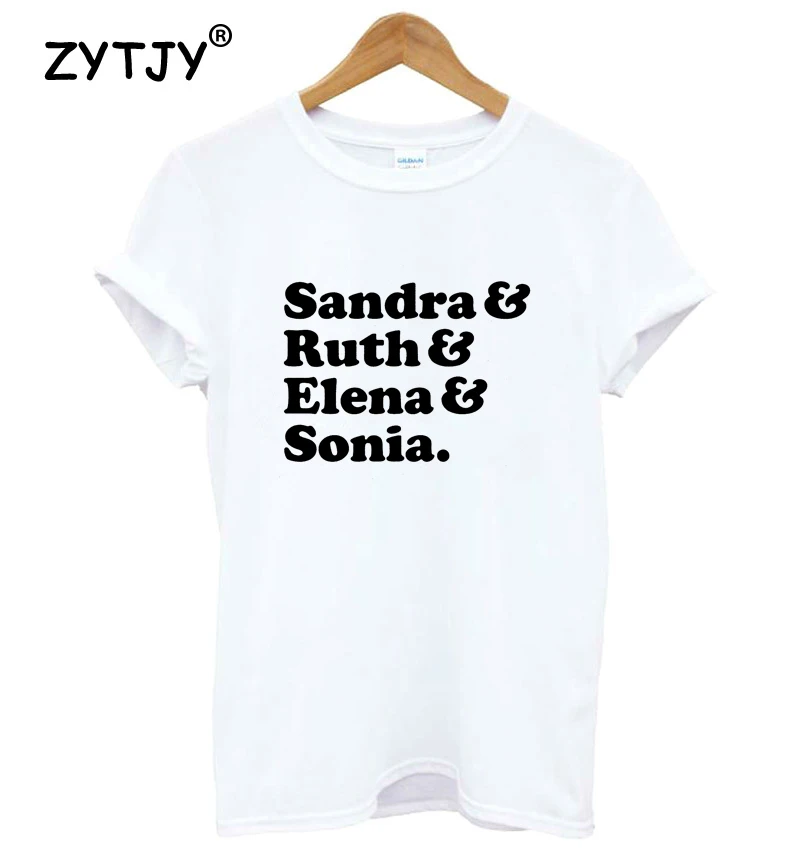 Sandra Ruth Elena Sonia Women tshirt Cotton Casual Funny t shirt For Lady Yong Girl Top Tee Hipster Tumblr ins Drop Ship S-152
Sandra Ruth Elena Sonia Women tshirt Cotton Casual Funny t shirt For Lady Yong Girl Top Tee Hipster Tumblr ins Drop Ship S-152
