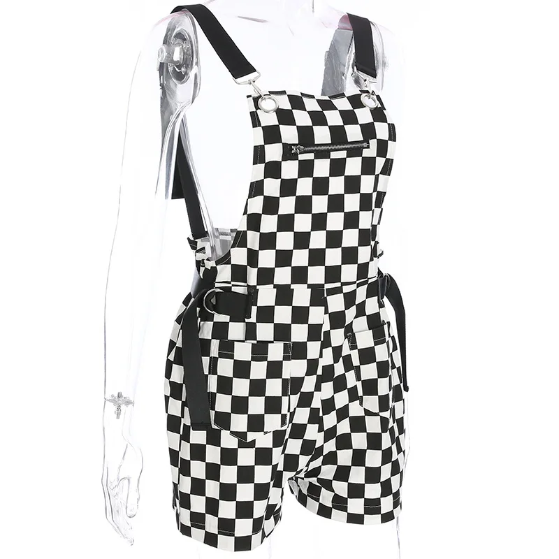 Catsuit Hot Sale Knitted Plaid Sexy Bodysuit Europe And America 2020 Summer Leisure New Color Matching Personality Jumpsuit
Catsuit Hot Sale Knitted Plaid Sexy Bodysuit Europe And America 2020 Summer Leisure New Color Matching Personality Jumpsuit