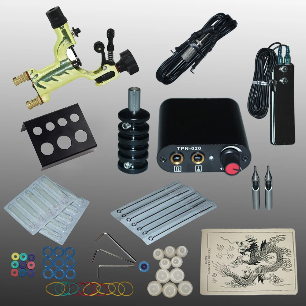 YILONG New Arrival 1 set Tattoo Kit Power Supply Gun Complete Set Equipment Machine Wholesale
YILONG New Arrival 1 set Tattoo Kit Power Supply Gun Complete Set Equipment Machine Wholesale