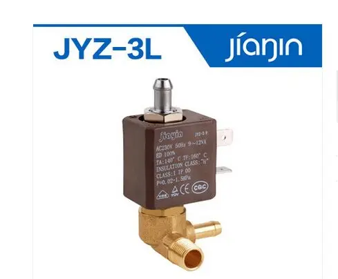 JYZ-3L нормально замкнутый N/C 2/3 Way AC 230V G1/8 'латунный парогенератор 2-позиционный