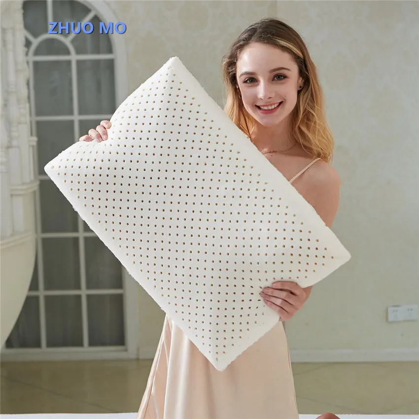 Thailand Pure Natural Latex Pillow Sleeping Bedding Cervical Massage Pillow Health Neck Bonded Head Care Memory Pillow
Thailand Pure Natural Latex Pillow Sleeping Bedding Cervical Massage Pillow Health Neck Bonded Head Care Memory Pillow