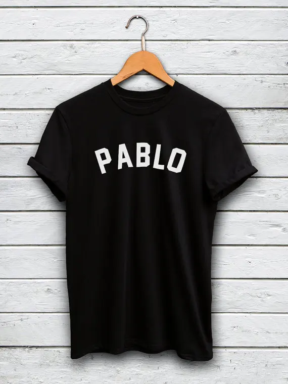 Pablo T-Shirt Women Men Unisex t shirt Summer Style Outfits Fashion Clothing tshirt tees Female pullovers Free Shipping
Pablo T-Shirt Women Men Unisex t shirt Summer Style Outfits Fashion Clothing tshirt tees Female pullovers Free Shipping