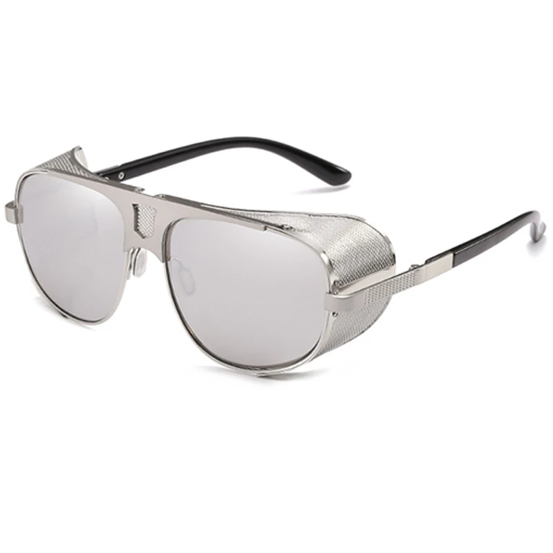 Steampunk Goggles Sunglasses Men Women Luxury Brand Sun Glasses For Ladies Retro Classic Punk Vintage Female Oculos de RS577 | Аксессуары
