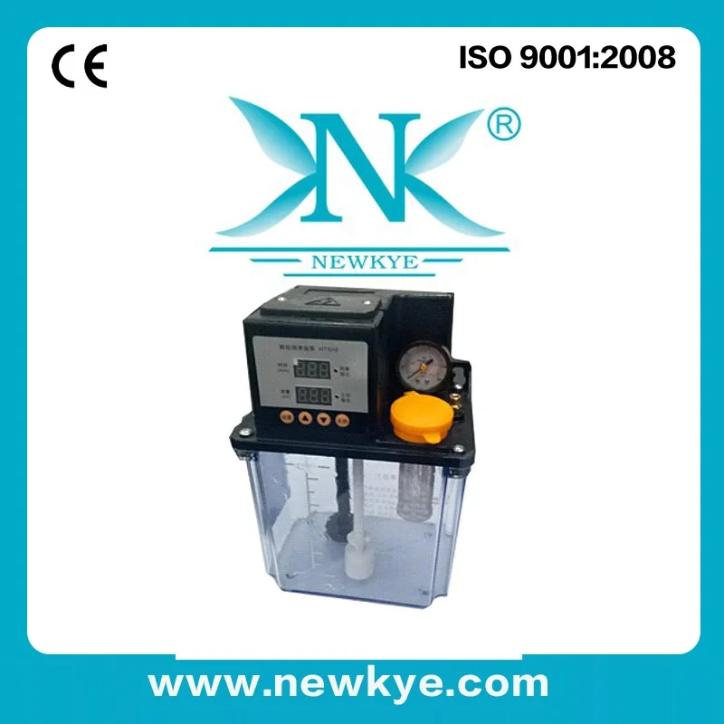 

dual display electromagnetic lubrication pump/machine tool lubrication pump with pressure guage 2L