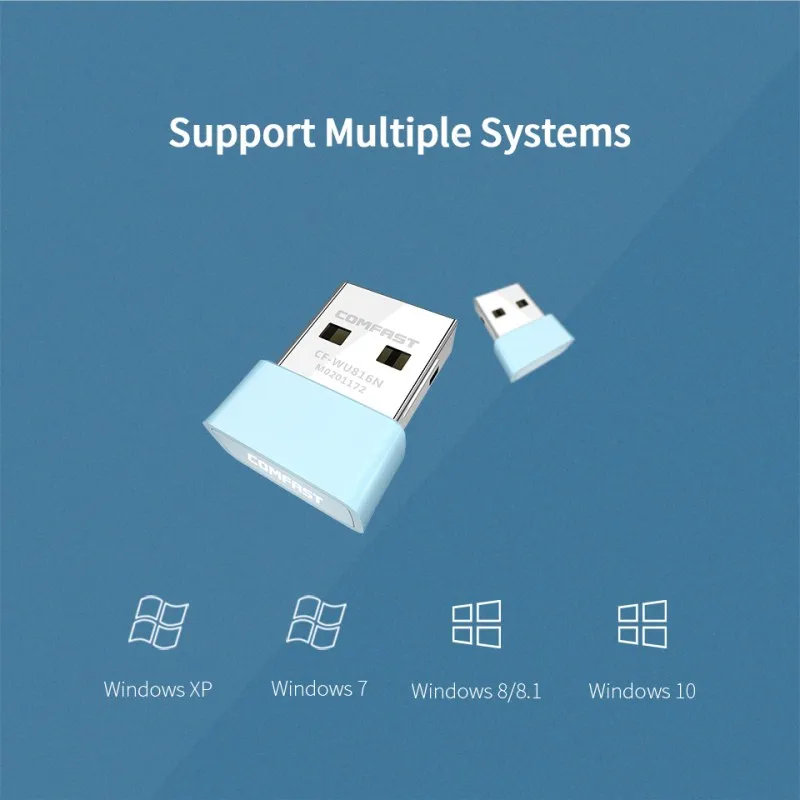 10pcs COMFAST Mini Wifi Adapter Usb Wifi dongle Antenna 150Mbps 2.4G Desktop PC wi fi Receiver Soft AP Function wi-fi ethernet
10pcs COMFAST Mini Wifi Adapter Usb Wifi dongle Antenna 150Mbps 2.4G Desktop PC wi fi Receiver Soft AP Function wi-fi ethernet