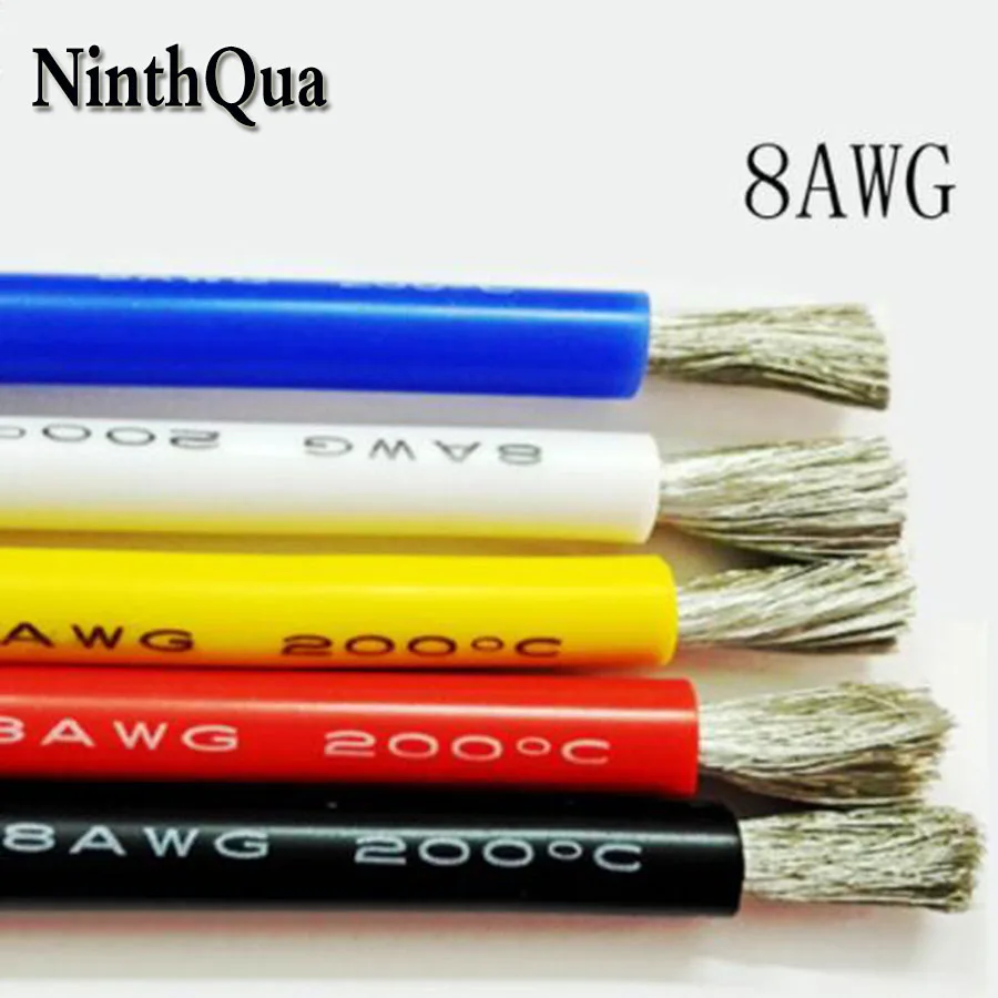 6metre 8AWG Silicone Wire Ultra Flexiable Cable 8.2mm2 High Temperature Test Line Wire
6metre 8AWG Silicone Wire Ultra Flexiable Cable 8.2mm2 High Temperature Test Line Wire