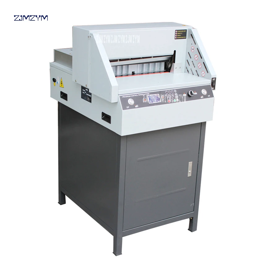 Electric digital paper cutter E460R Automatic paper guillotine cutting width 460mm thickness 600 pages 110V/220V Paper Trimmer
Electric digital paper cutter E460R Automatic paper guillotine cutting width 460mm thickness 600 pages 110V/220V Paper Trimmer