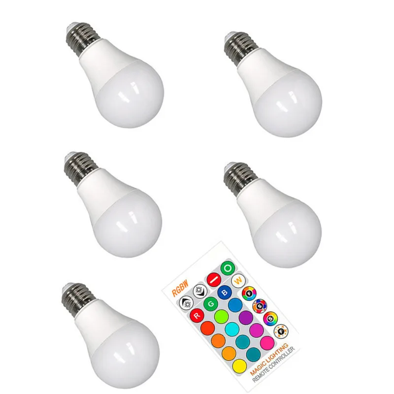 5 шт./лот 10 Вт RGB цветные светодиодные лампы с регулируемой яркостью, декоративный пульт дистанционного управления E27 A60 с 24 клавишами, волшеб...
5 шт./лот 10 Вт RGB цветные светодиодные лампы с регулируемой яркостью, декоративный пульт дистанционного управления E27 A60 с 24 клавишами, волшеб...