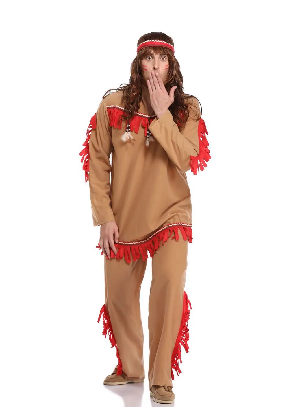 Native Indians role-playing Costume Cosplay For Man Christmas Halloween Hunter Archers Costumes Men's Indian Fancy Dress Costume
Native Indians role-playing Costume Cosplay For Man Christmas Halloween Hunter Archers Costumes Men's Indian Fancy Dress Costume