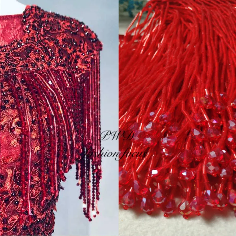 15cm Red beaded Fringe Trim Lace Tape Ribbon Trim Fringe Tassel Tape Lace for Curtain Clothing Decoration
15cm Red beaded Fringe Trim Lace Tape Ribbon Trim Fringe Tassel Tape Lace for Curtain Clothing Decoration