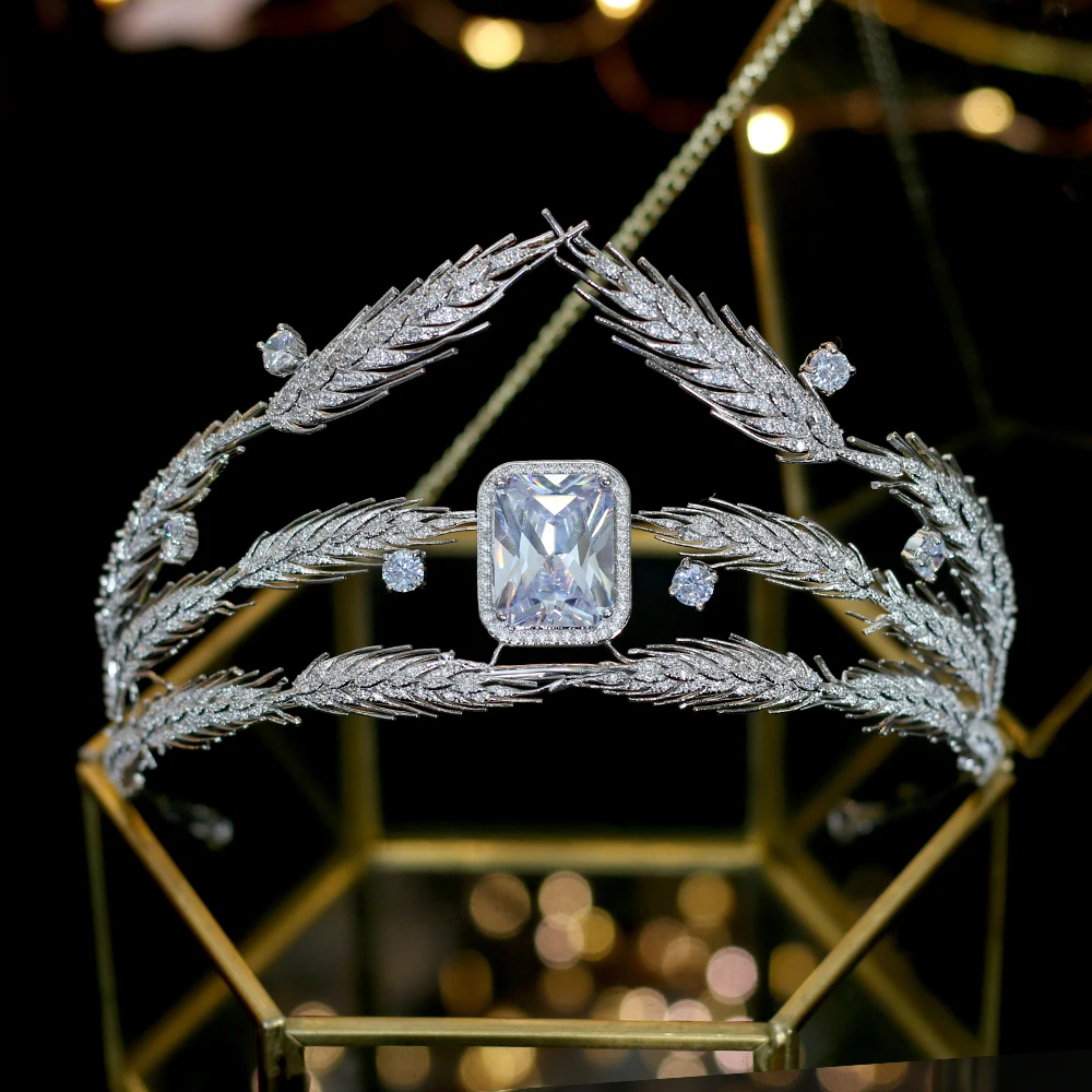 Gorgeous Crystal Crown Bridal Headdress Bridal Headband Girl Headdress Prom Wheat Ear Crown Wedding Headdress Accessories
Gorgeous Crystal Crown Bridal Headdress Bridal Headband Girl Headdress Prom Wheat Ear Crown Wedding Headdress Accessories